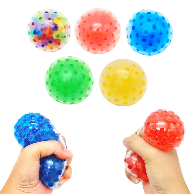 2" Stress Gel Beads Ball Mixed Color