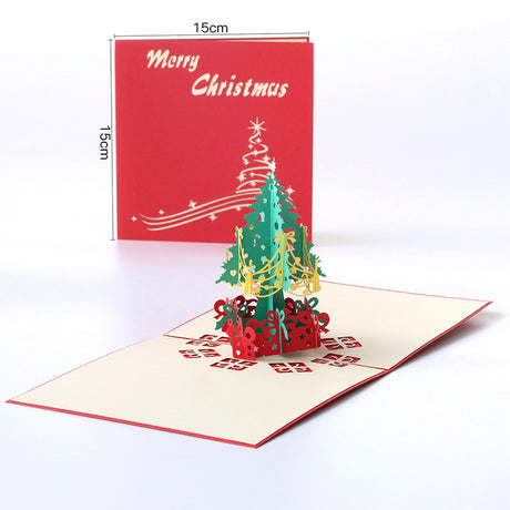 3d Christmas Tree Pop-up Card