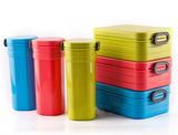 Plastic Lunch Box With Water Bottle