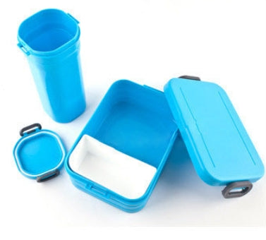 Plastic Lunch Box With Water Bottle