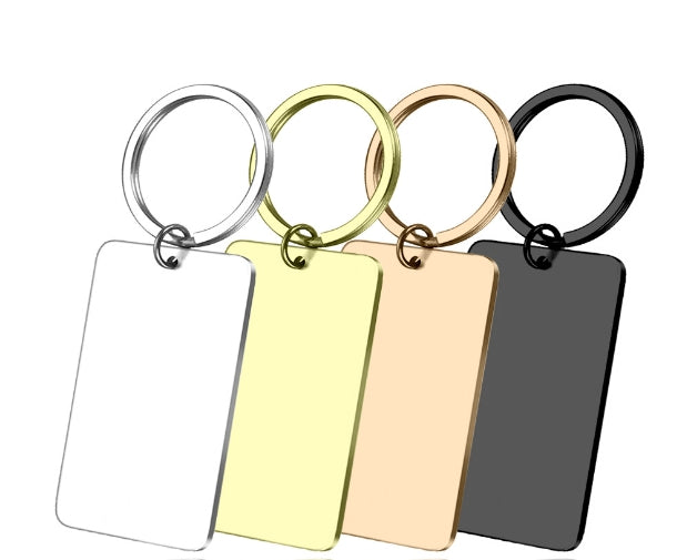 Mirror Stainless Steel Keychain