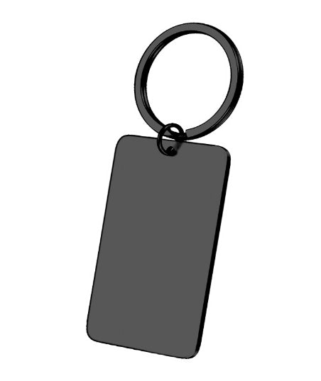 Mirror Stainless Steel Keychain