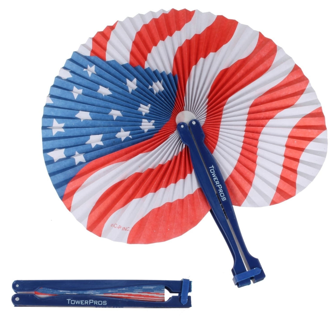 Patriotic Folding Fan