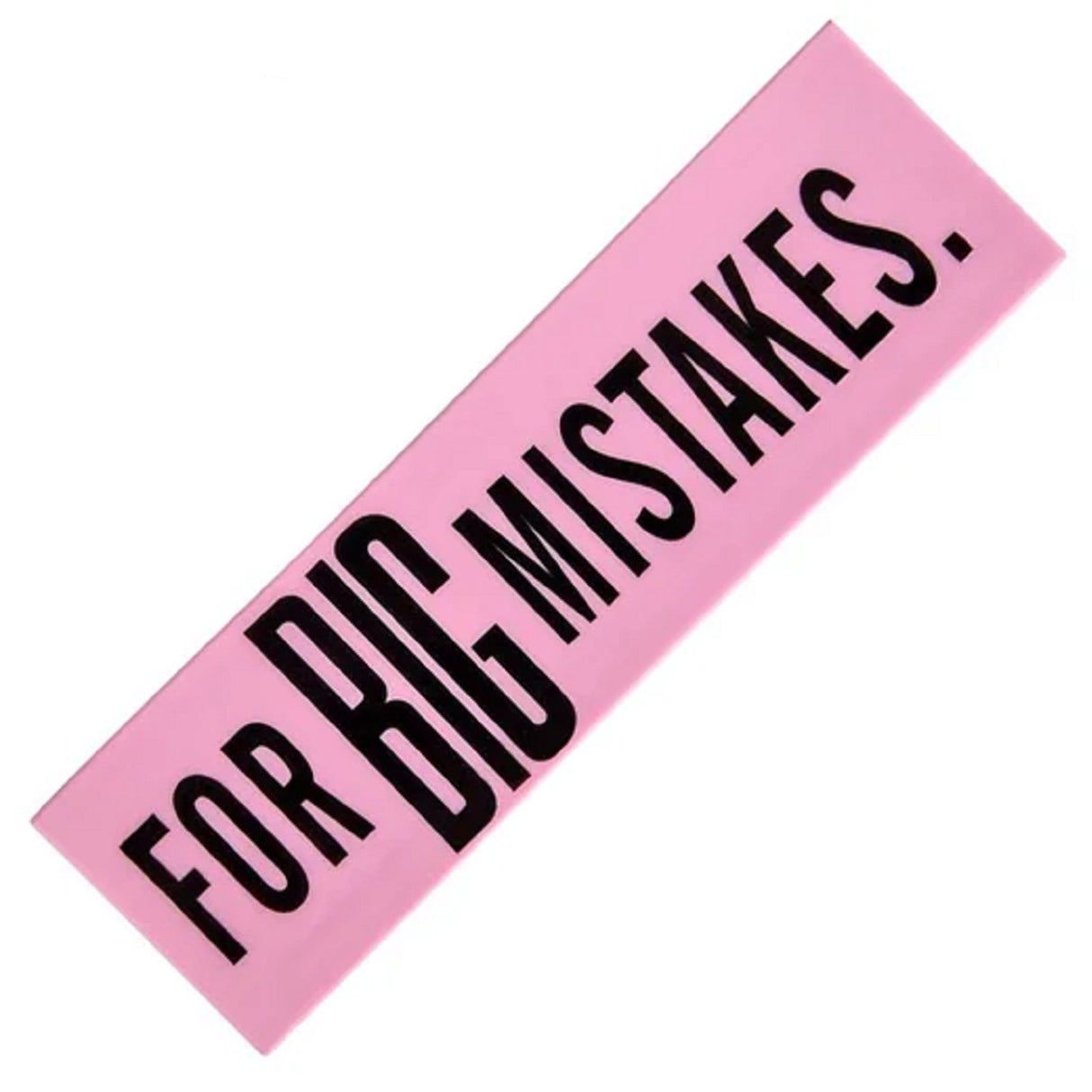 6" X 0.7" Jumbo Big Mistake Eraser