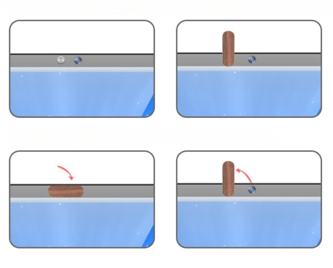 Wood Eco-friendly Webcam Cover