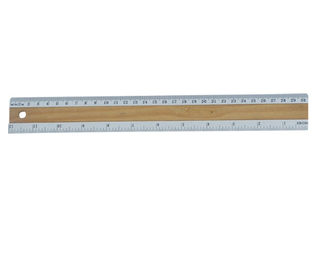 30cm Wooden Ruler