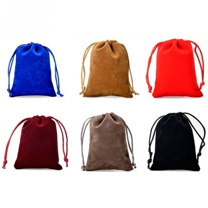 Drawstring Velvet Bag