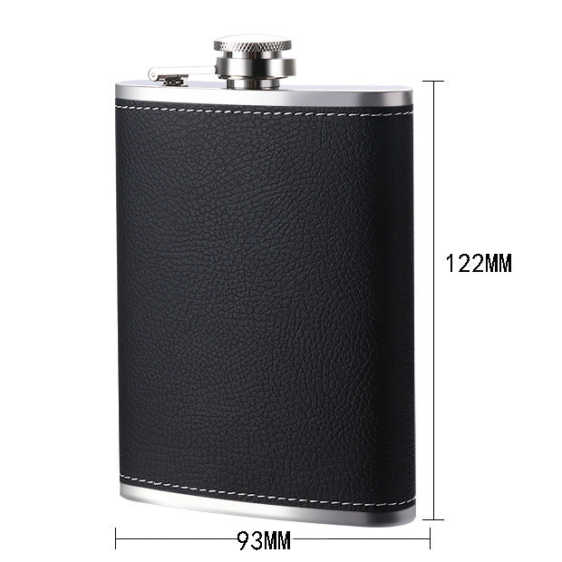 8oz Stainless Steel Flask Set