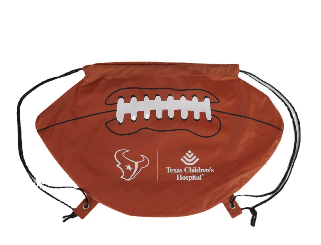 Football Drawstring Backpack