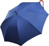 62" Arc Navy Blue Umbrella With A Curved