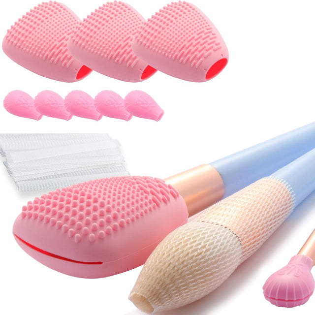 Silicone Make-up Brush Holder Kit 18pcs