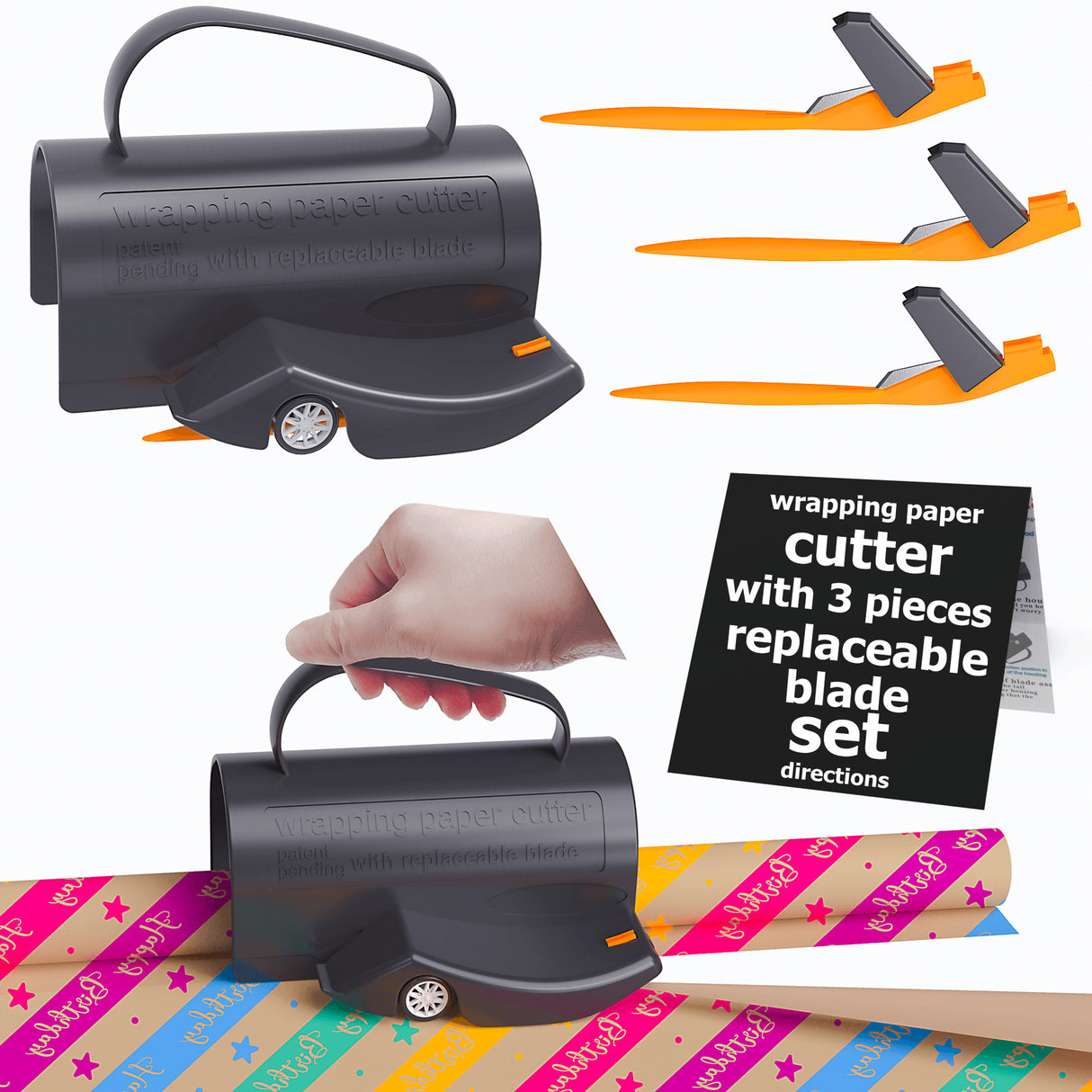 Upgraded Wrapping Paper Roll Cutter