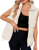 Mid-length Winter Puffer Vest