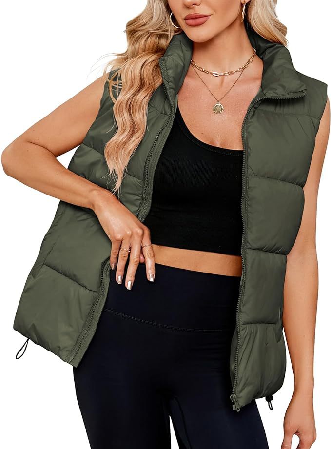 Mid-length Winter Puffer Vest