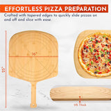 16 Inch Wooden Pizza Peel Board