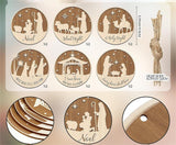 Christmas Nativity Scene Ornaments Kit