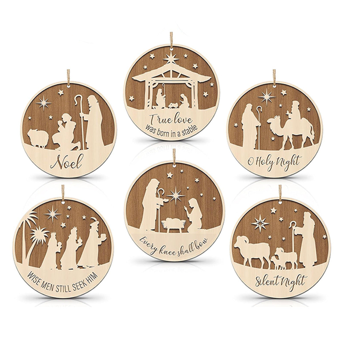 Christmas Nativity Scene Ornaments Kit