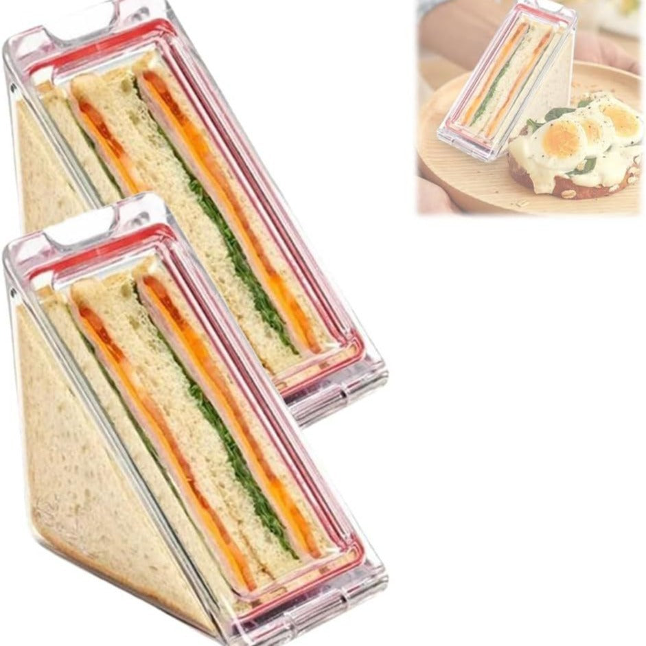 Take Out Wedge Sandwich Container