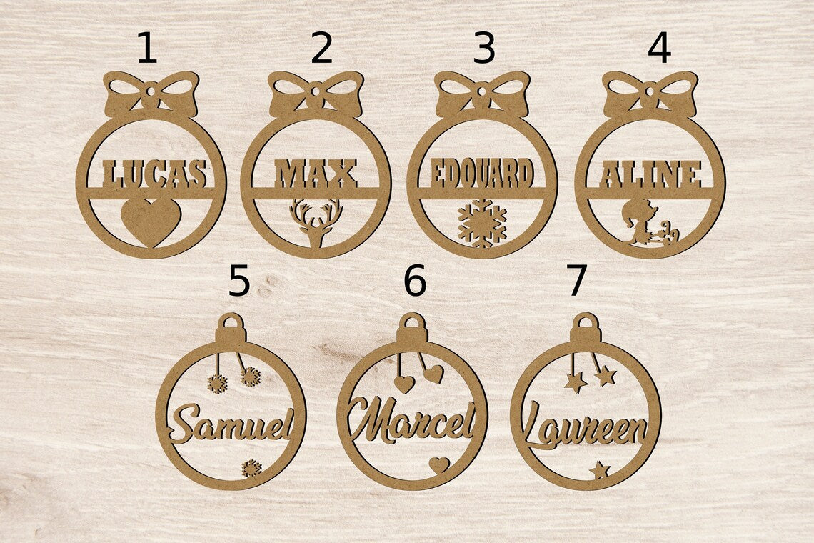 Christmas Ornament Set 7pcs