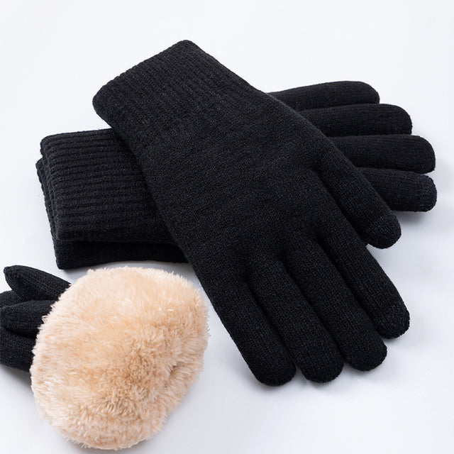 Touch Screen Lined Gloves For Man