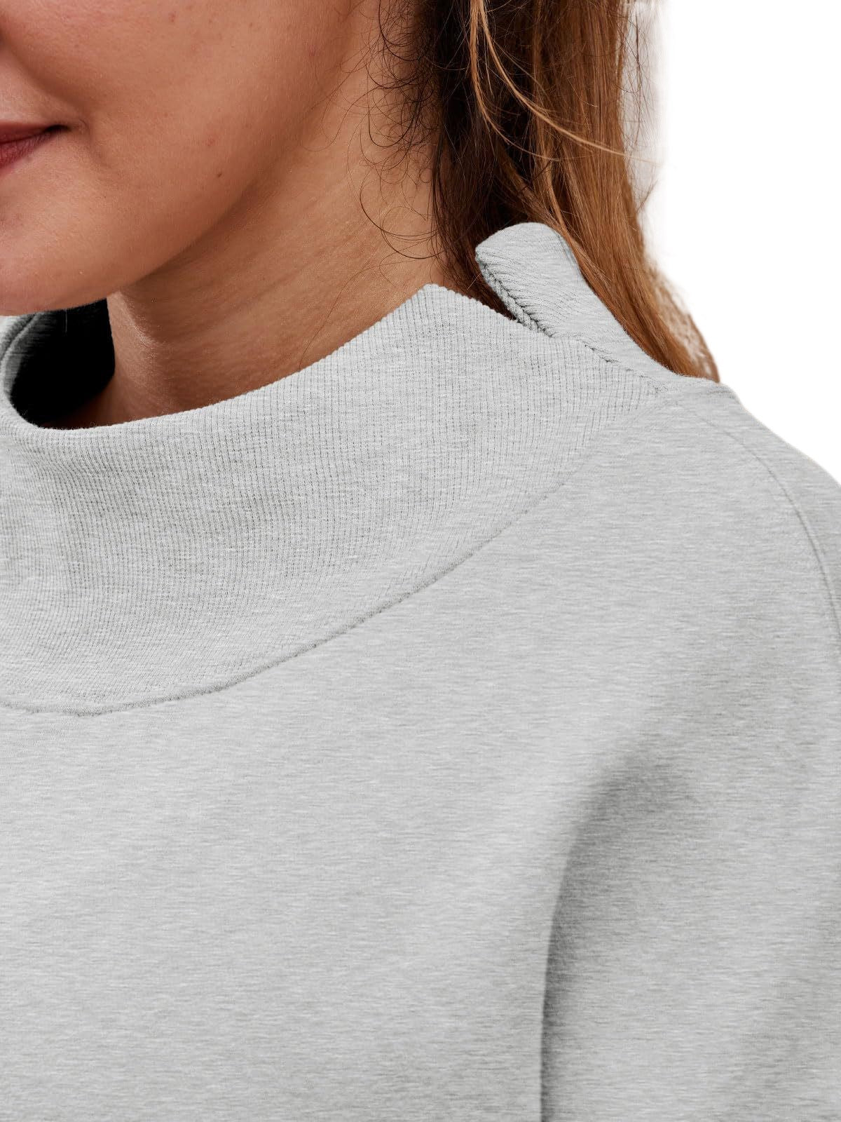 Oversized Turtleneck Sweatshirt