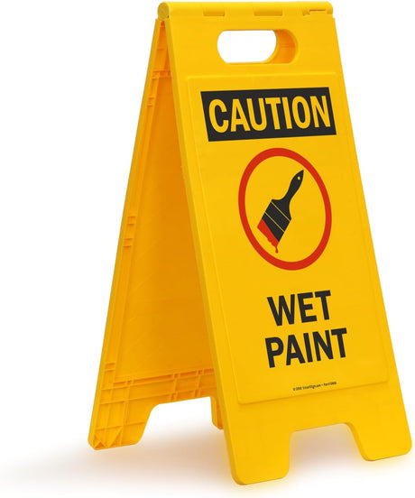 Wet Paint Sign