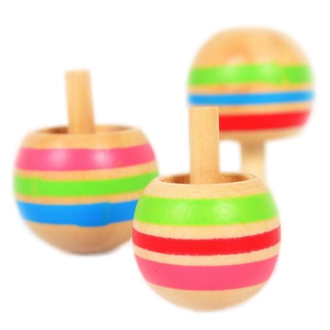 Wooden Inverted Gyroscope(3-pack)