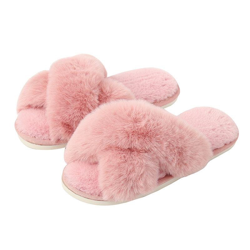 Women Cross Band Slippers