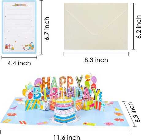 3d Musical Birthday Pop Up Card