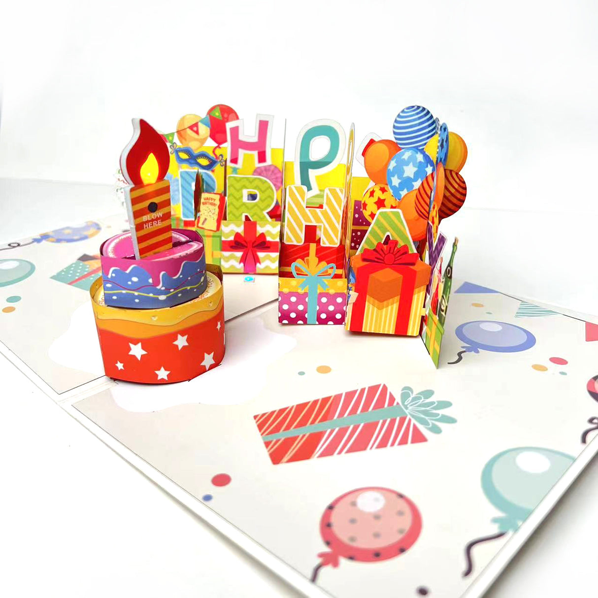 3d Musical Birthday Pop Up Card