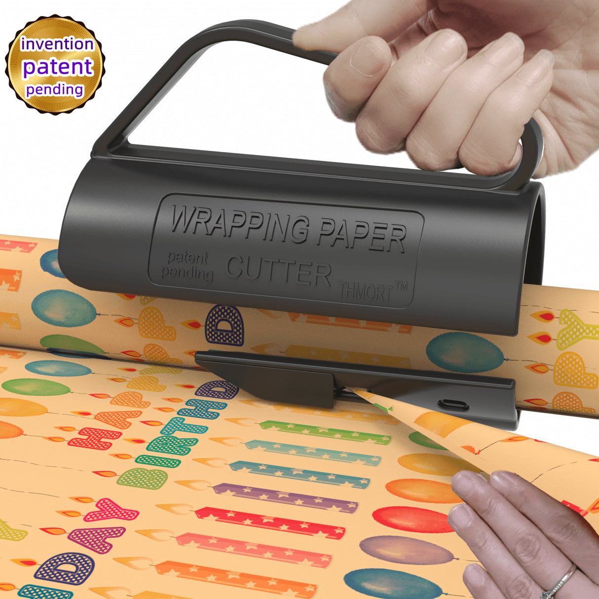 Wrapping Paper Cutter With Handle