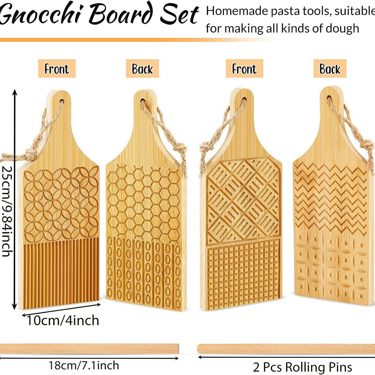 Gnocchi Pasta Board Wood