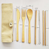 Reusable Bamboo Cutlery Set