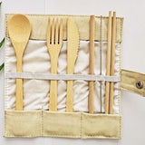 Reusable Bamboo Cutlery Set