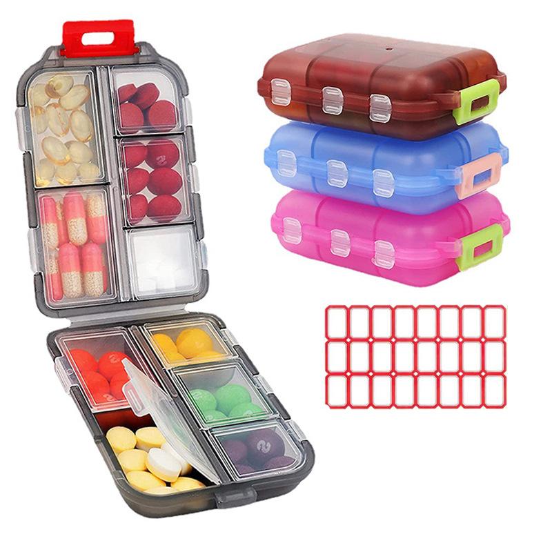 Pill Case Box 24 Labels