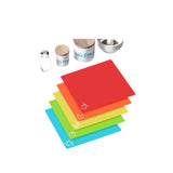 Wood Cutting Board Set With 6 Color-coded