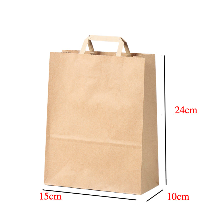 Flat Rope Grocery Paper Bag