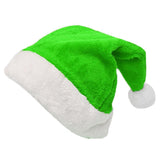 Short Furry Christmas Santa Hat