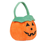 Halloween Pumpkin Plush Tote Bucket