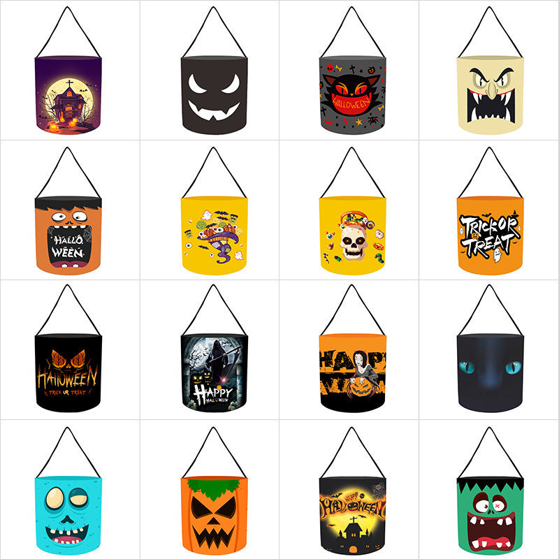 Led Light Halloween Trick Or Treat Bags